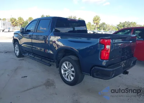 2021 Chevrolet Silverado 1500 2Wd Short Bed Custom из США, поврежденный, VIN 3GCPWBEK8MG287544